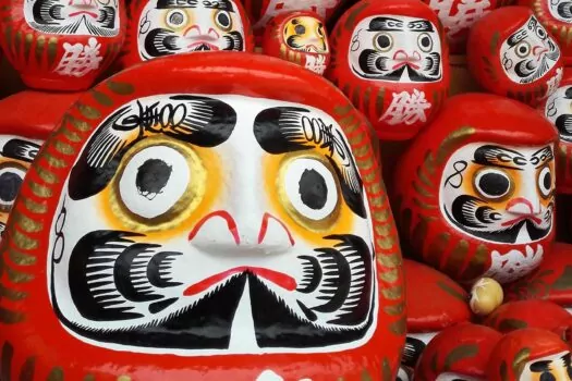 Le daruma, symbole de persévérance