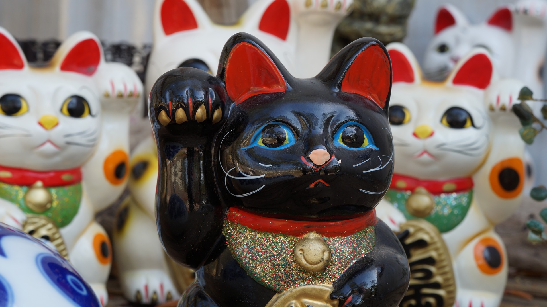 Mini Maneki Neko blanc - Boutique le Japonais