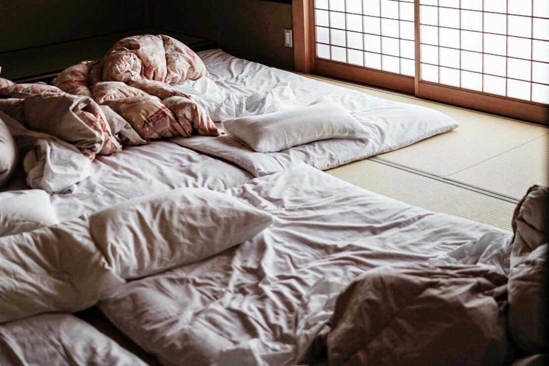 Le futon japonais, le matelas traditionnel pliable