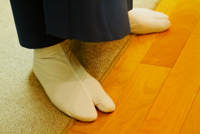 Sabots Japonais En Bois Geta Avec Chaussettes Tabi - Antidérapants, Style Traditionnel - Pour Cosplay, Maison, Déguisement